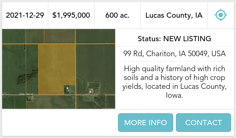 AcreValue Agent Land Listings Example